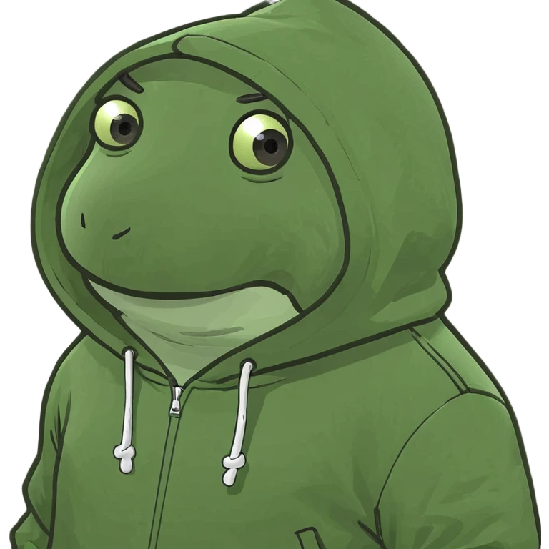 Poop in a hoodie in water emoji