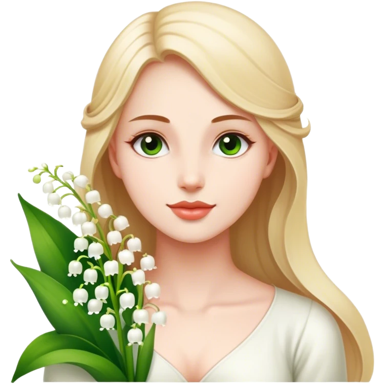 Lilly of the vallies emoji