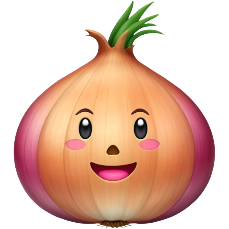 oignon fin rose emoji