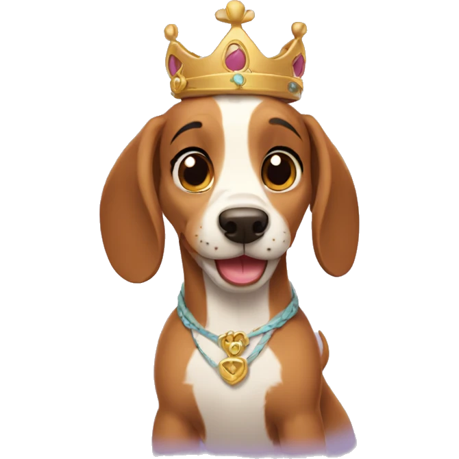Disney-dauchound-princess emoji