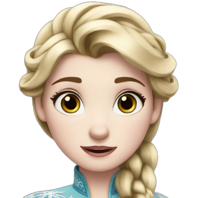Frozen Anna emoji