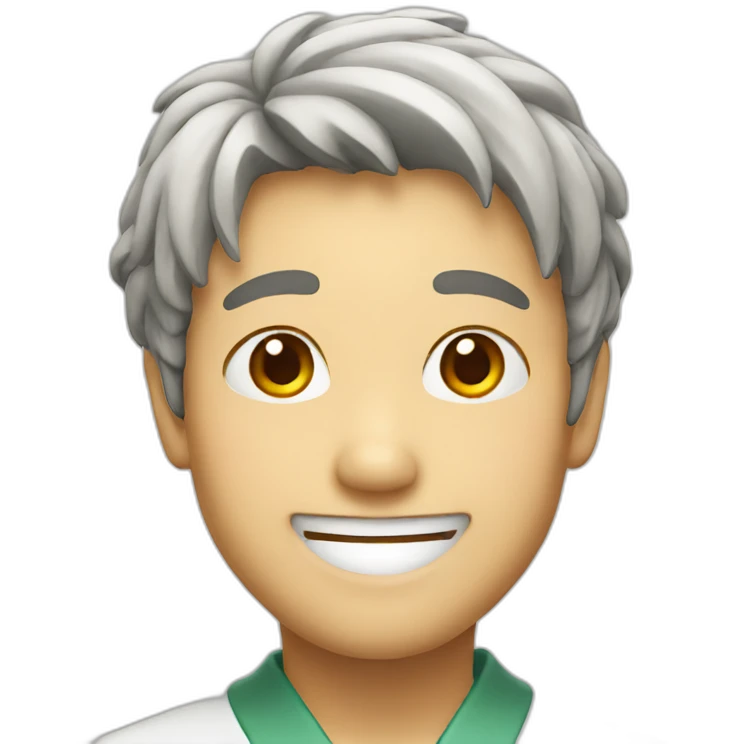 Smiling japanese emoji