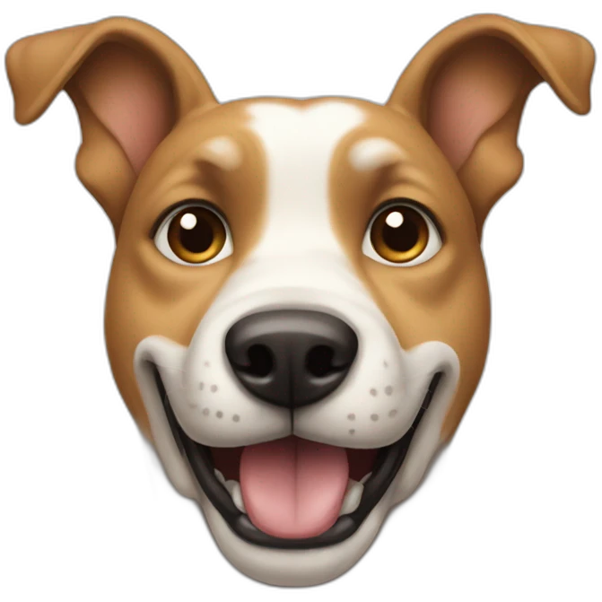 talking dog with iphone 15 emoji