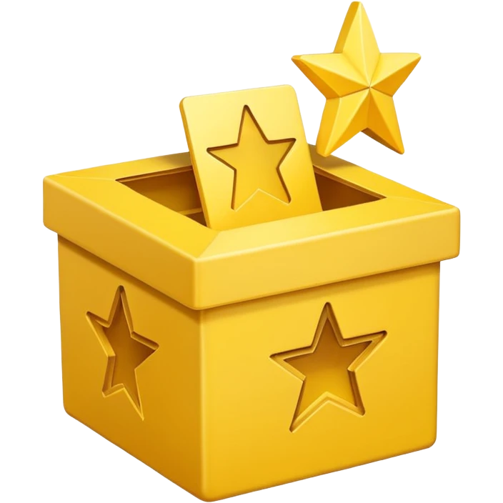 сгенерируй смайл loot box в стили классических смайлов emoji