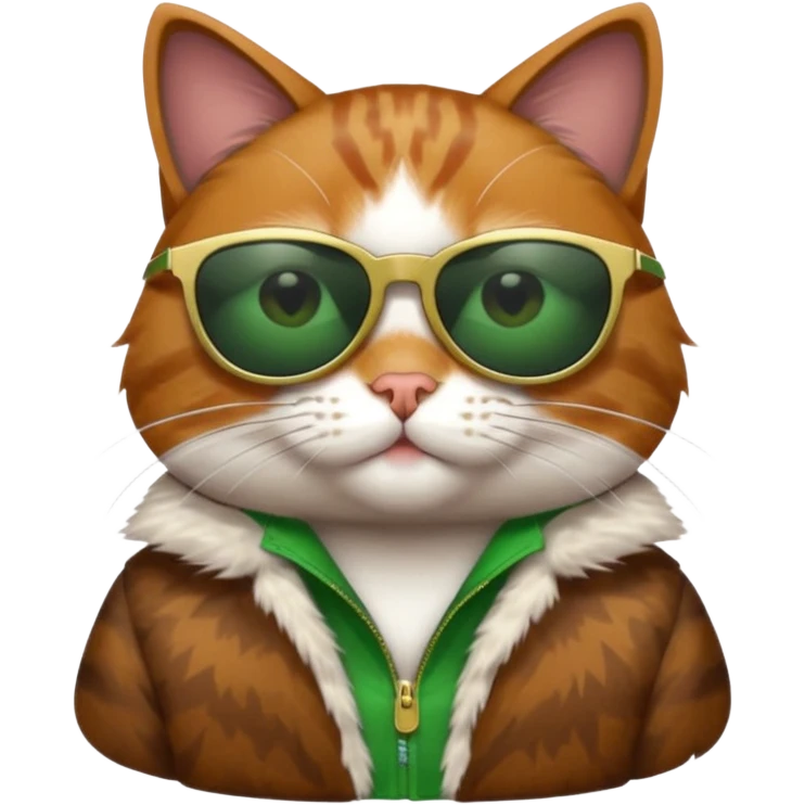Cat wearing sunglasses emoji