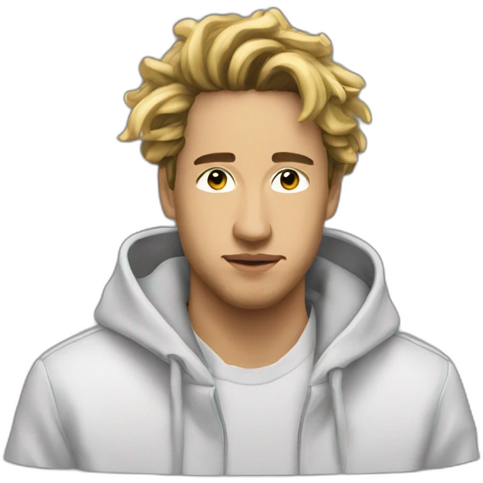 Nekfeu rappeur face emoji