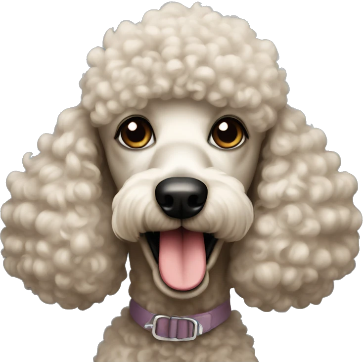The poodle emoji