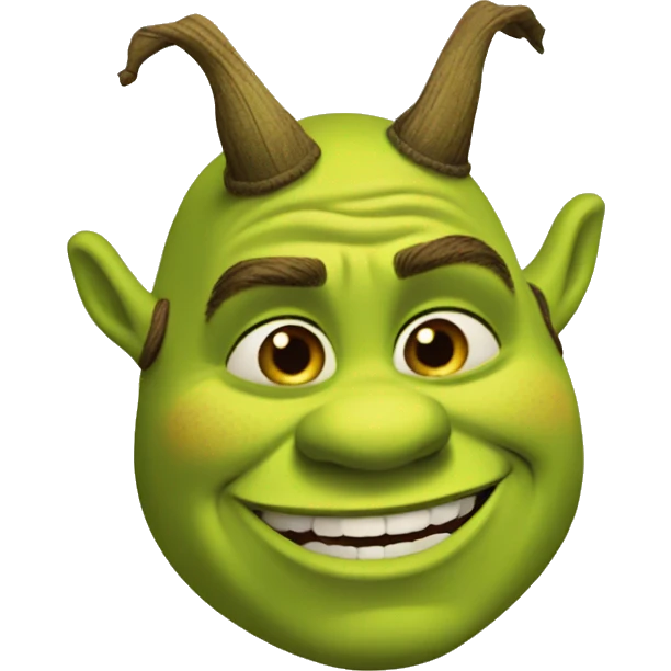 Shrek flirting  emoji
