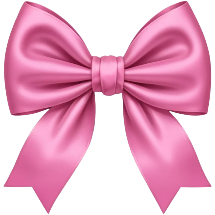 Pink bow emoji