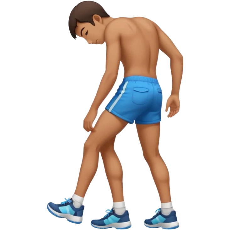 head down butt up emoji