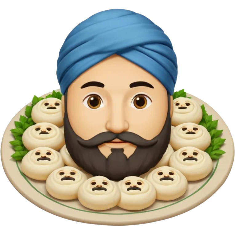 хинкали с бородой emoji