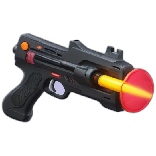 laser tag gun toy emoji