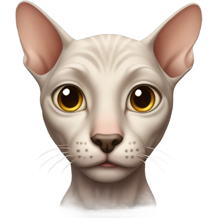 Hairless cat emoji