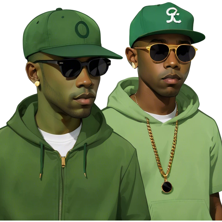 Frank ocean and Tyler the creator emoji