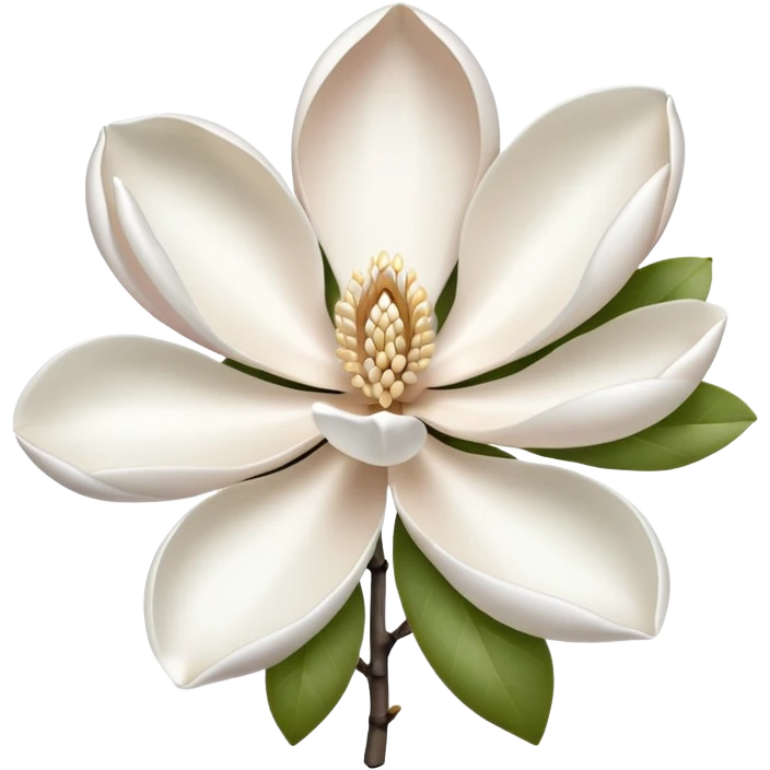 Magnolia flowers emoji