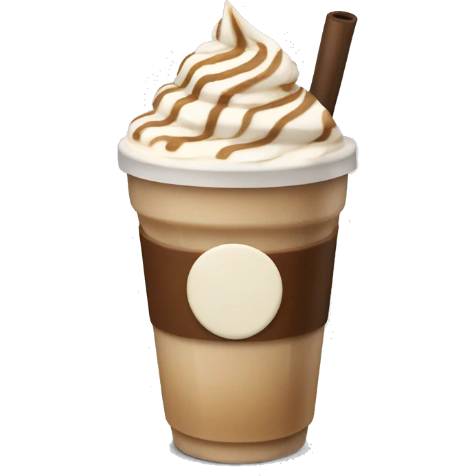 Coffee frappe  emoji