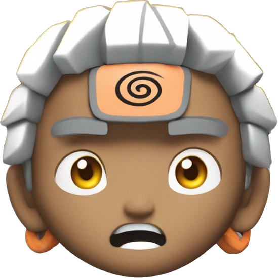 Naruto che fa la rasengan emoji
