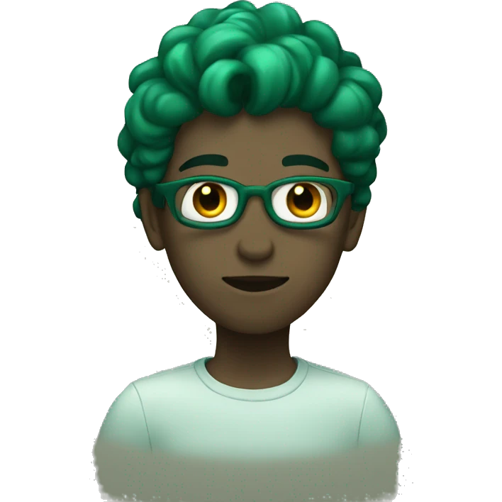 dark green heart new year emoji