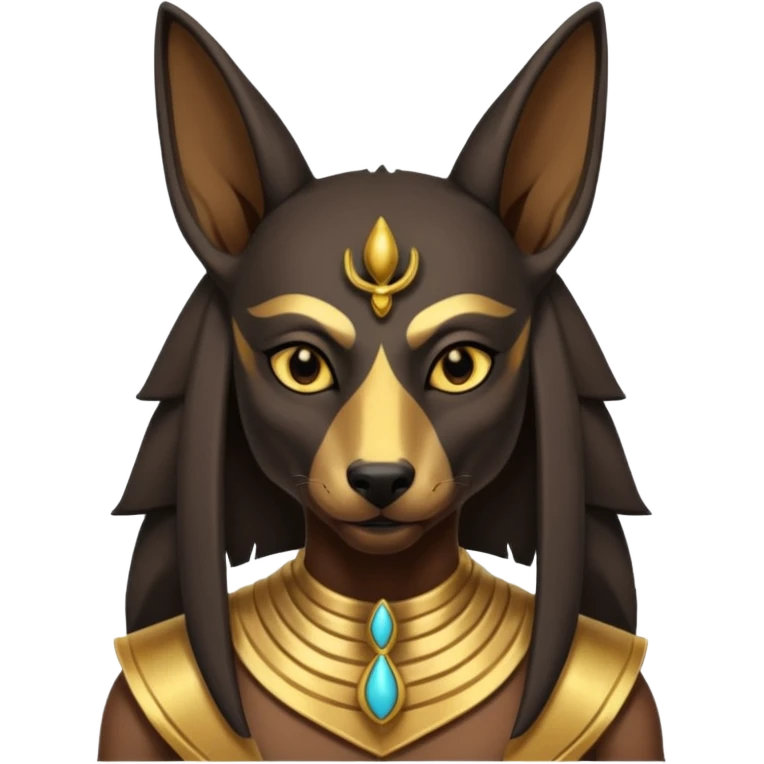 Anubis with 3 tails emoji