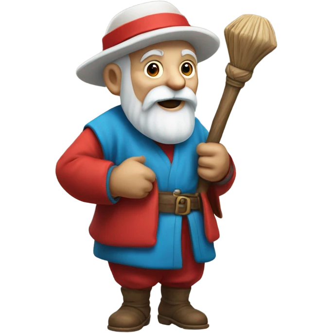 Papa Smurf emoji
