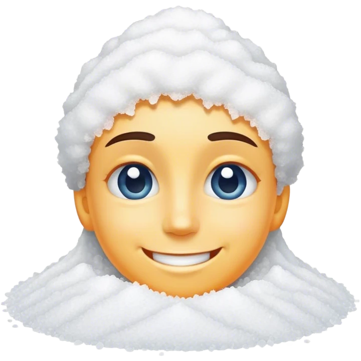 Smiling face with a pile of salt ￼ emoji