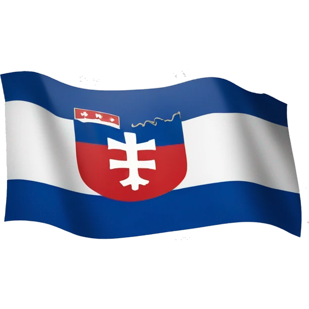 slovak flag crossed emoji