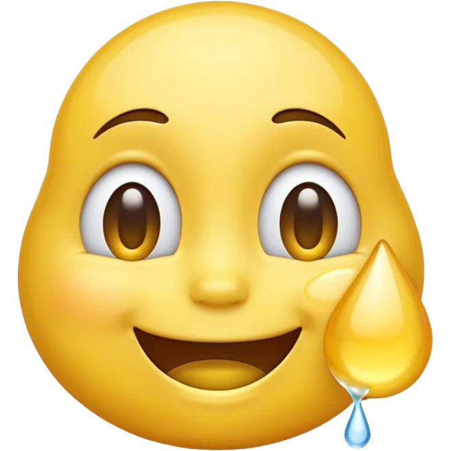 make me a amoji happy with tears emoji