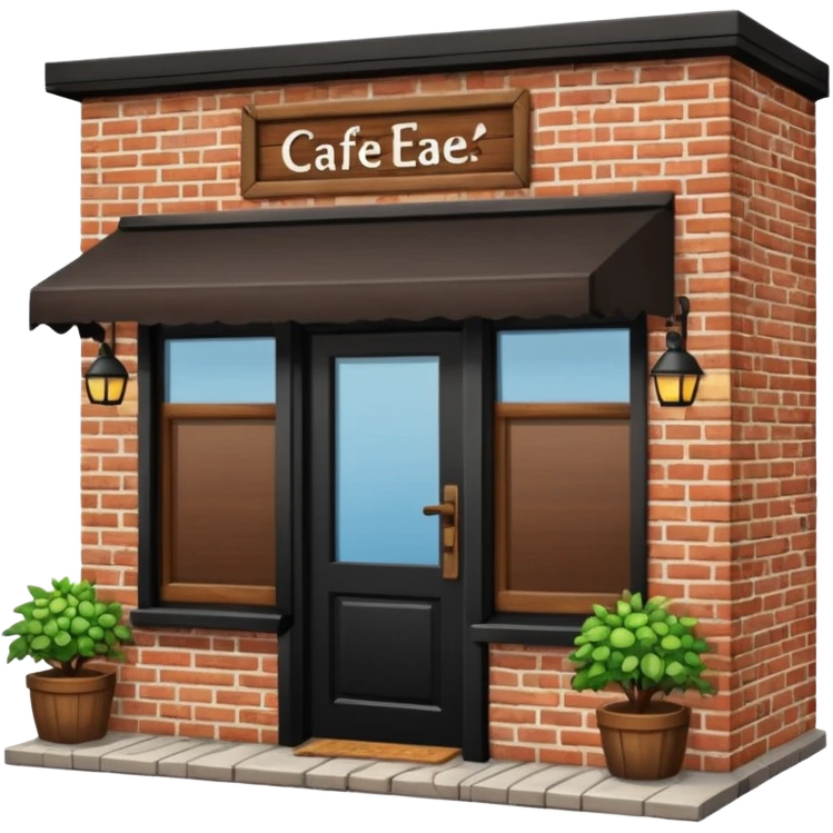 tienda por fuera de café ARUA emoji