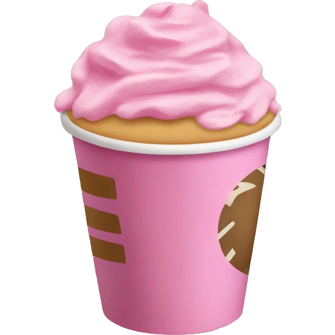 Pink Starbucks  emoji