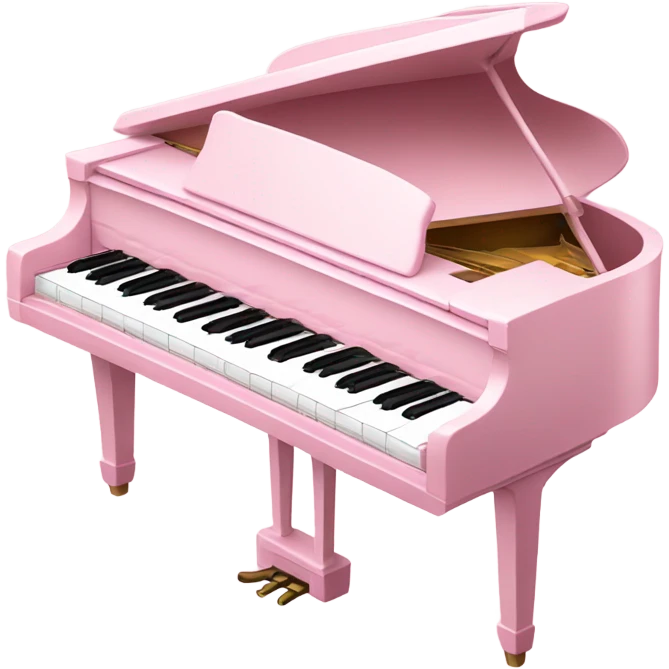 light pink piano emoji