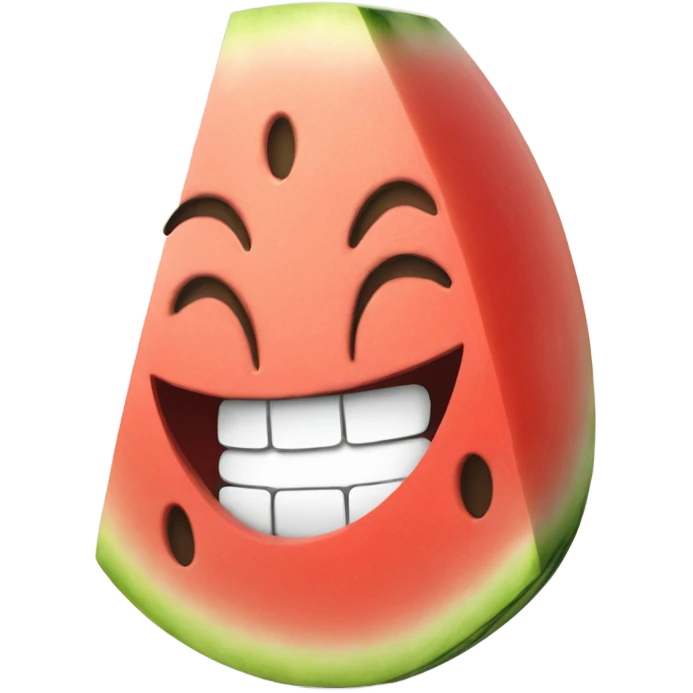 Watermelon laughing  emoji