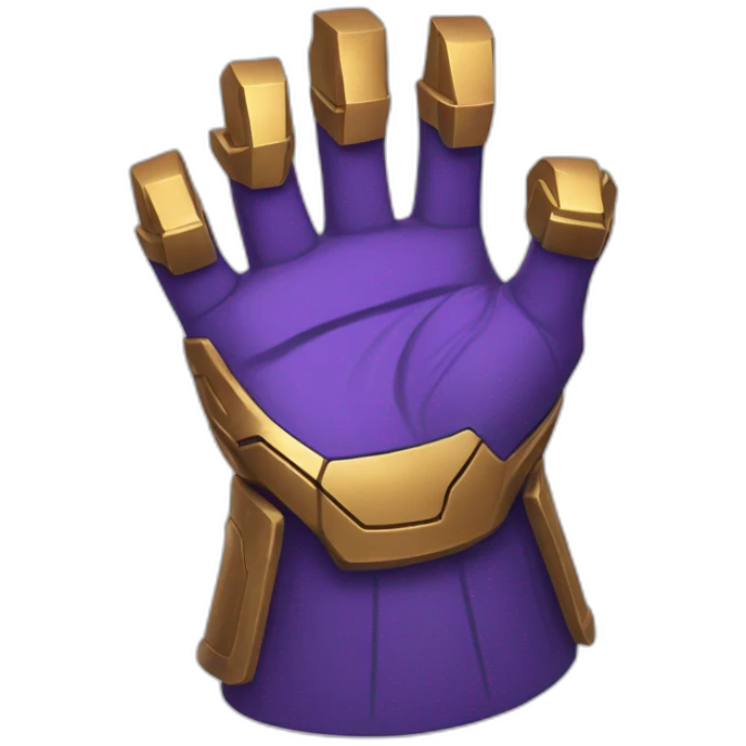thanos hand emoji