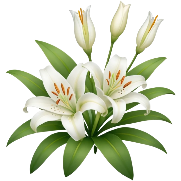 Lilies  emoji
