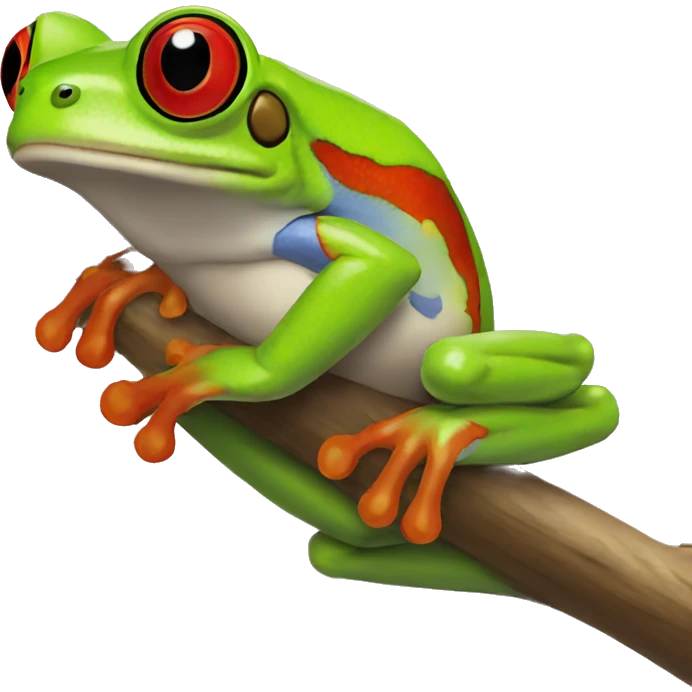Red-eyed tree frog emoji