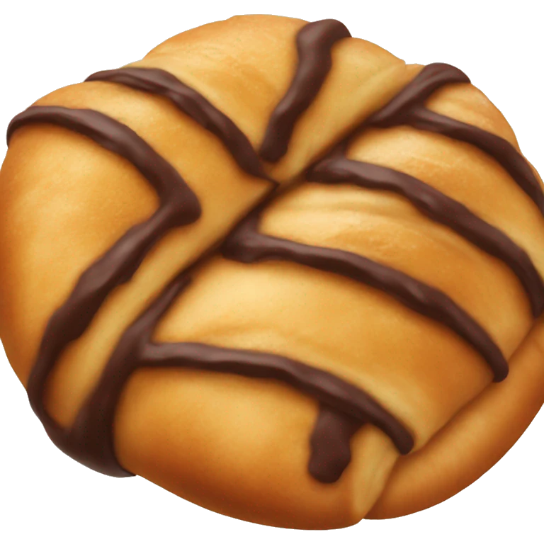Chocolate croissant emoji