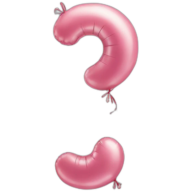 letter seven balloon emoji