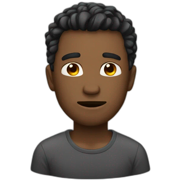 Heart break man emoji