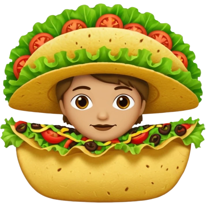 Me as a taco  emoji