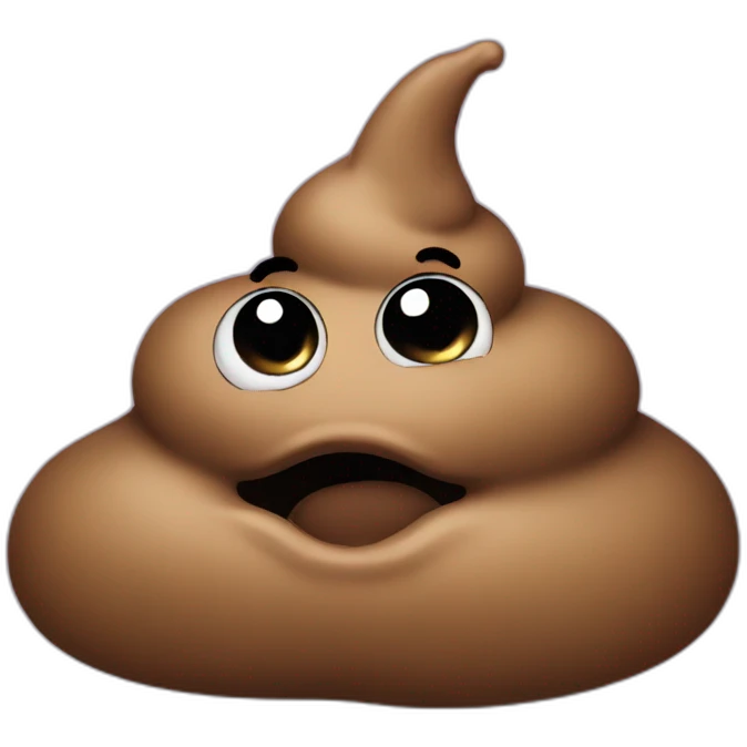 poop that makes kisses emoji