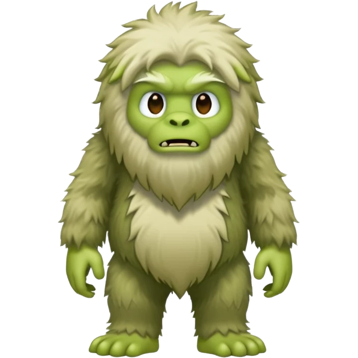 green yeti emoji