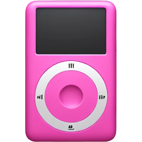 pink ipod emoji
