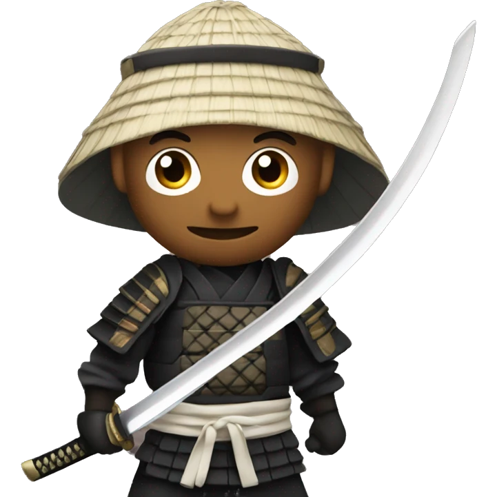 samurai with katana emoji
