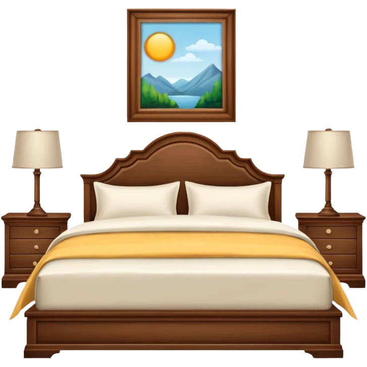 Sleek wooden frames, slightly decorative headboards, brighter bedding styles. emoji