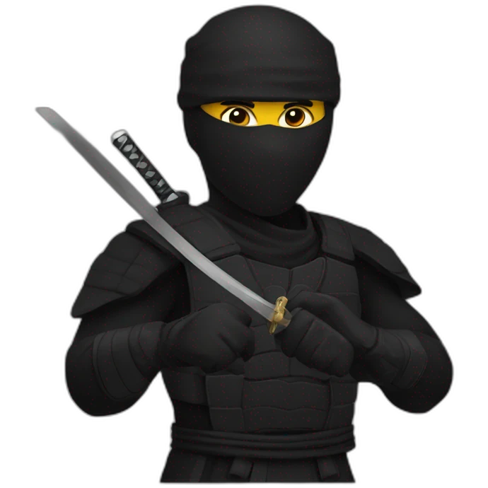 black ninja emoji