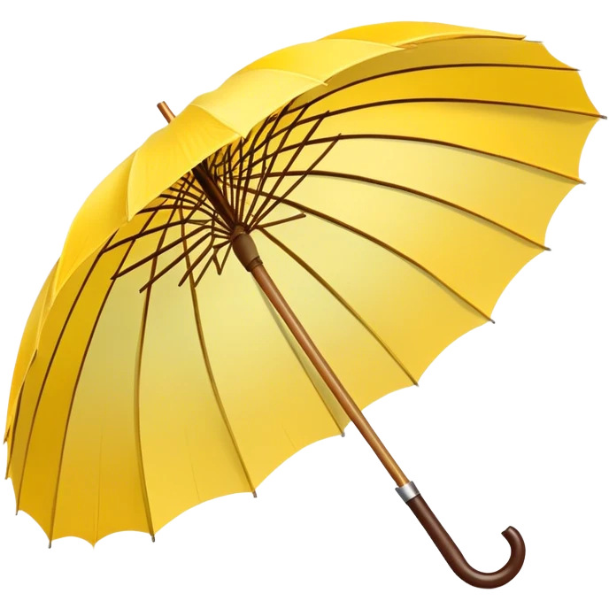 Yellow oil paper umbrella emoji
