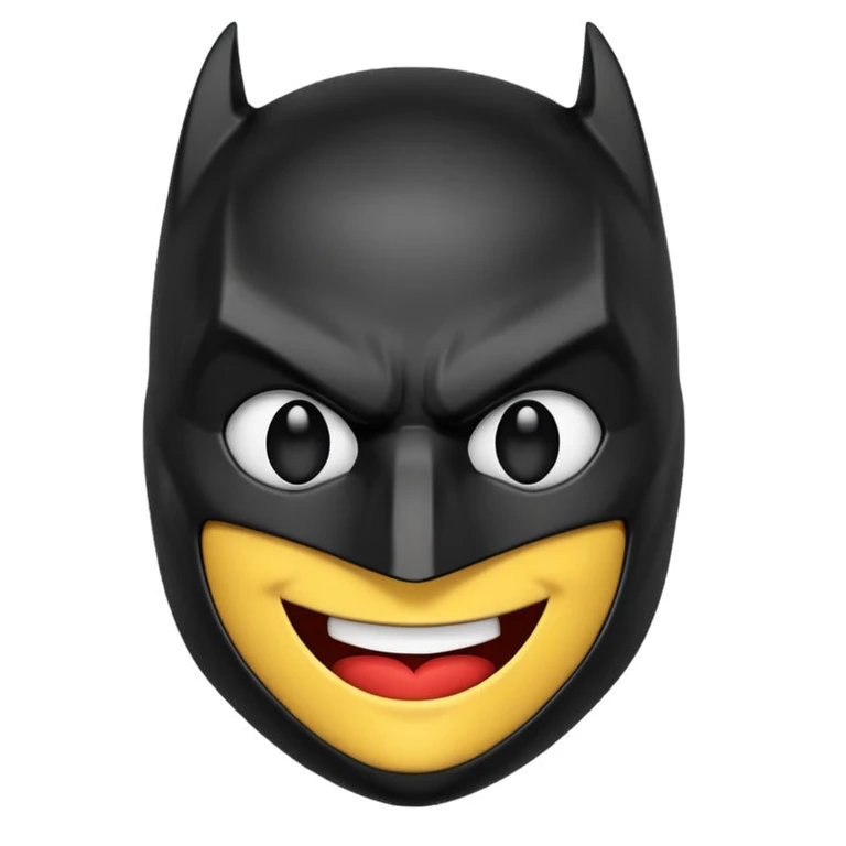 Batman emoji with heart eyes  emoji