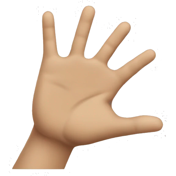 Hand making the letters M emoji