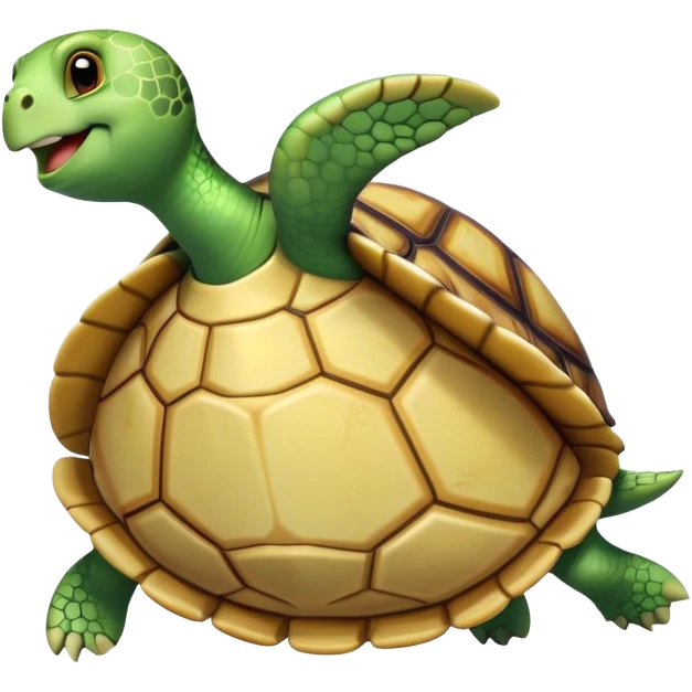 Turtle with bathing suit emoji