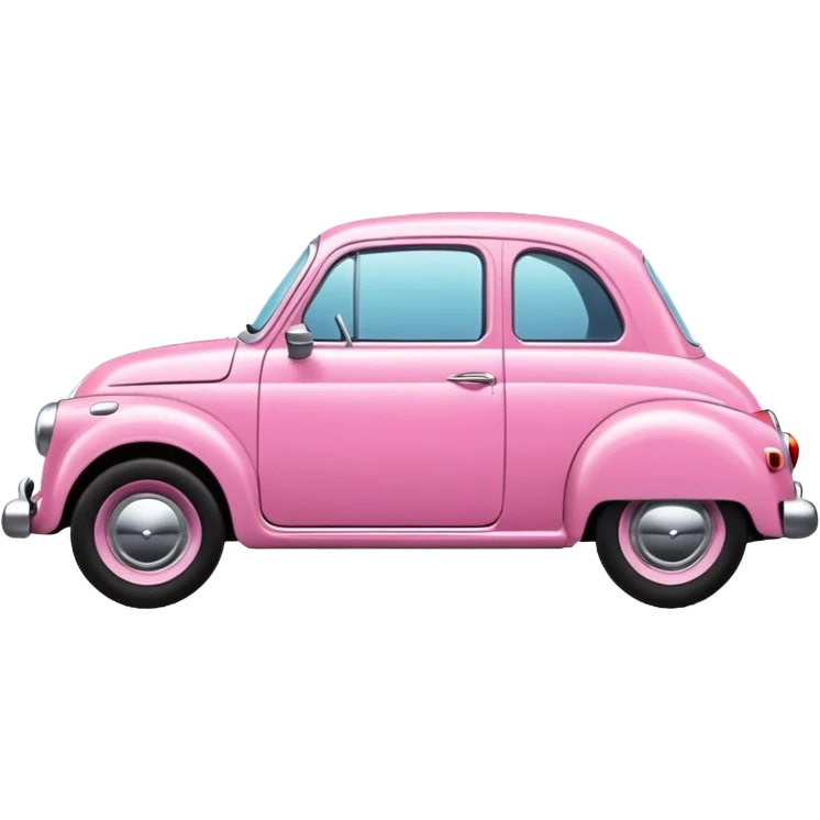 Pink car emoji