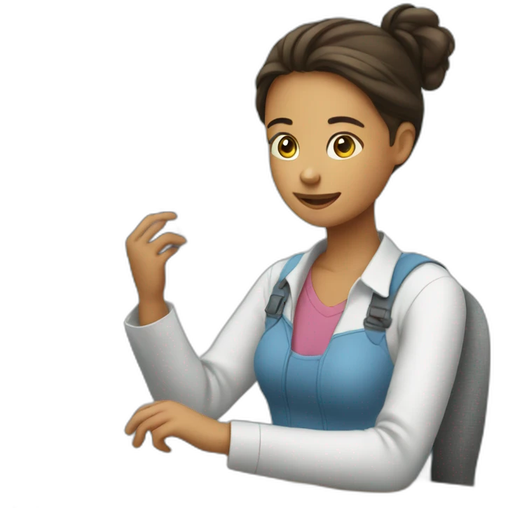 girl multitasking emoji